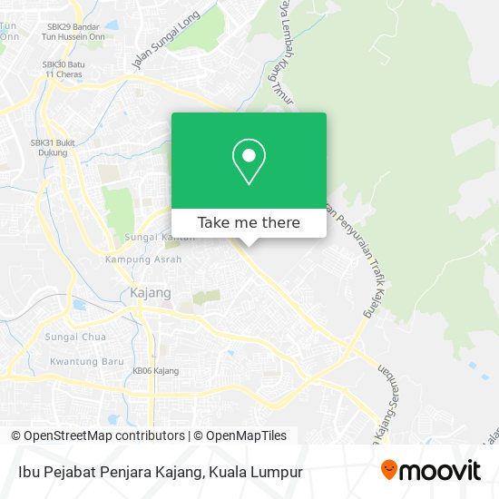 Ibu Pejabat Penjara Kajang map