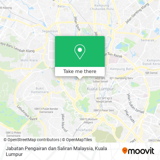Jabatan Pengairan dan Saliran Malaysia map