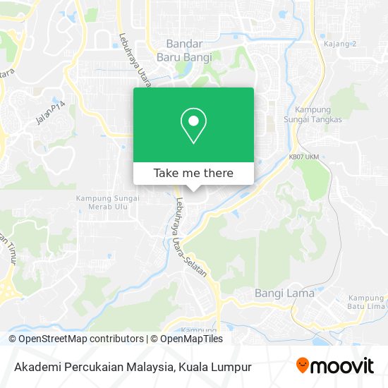 Akademi Percukaian Malaysia map