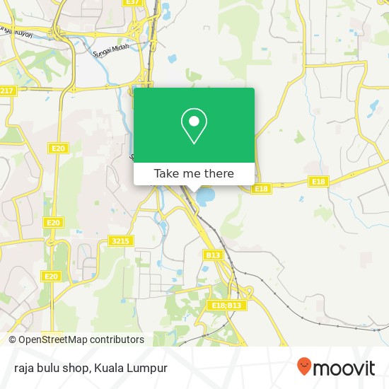 raja bulu shop map