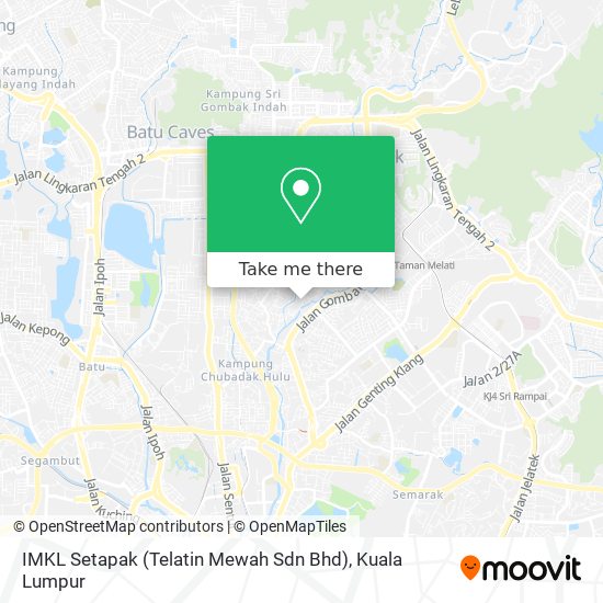 IMKL Setapak (Telatin Mewah Sdn Bhd) map