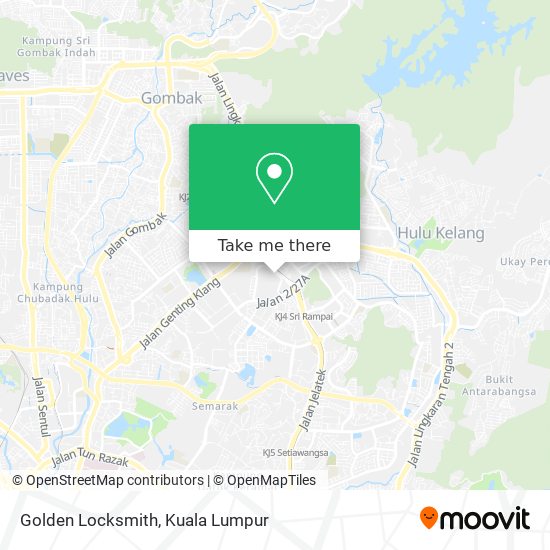 Golden Locksmith map