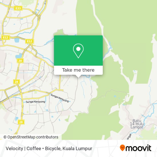 Velocity | Coffee • Bicycle map