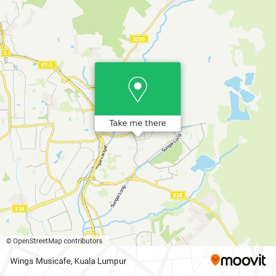 Wings Musicafe map
