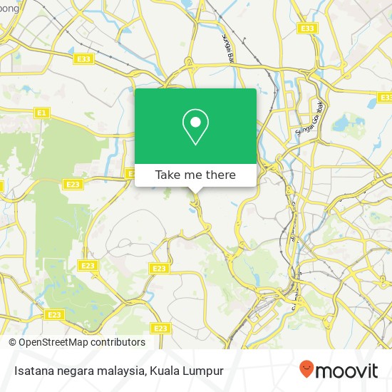 Isatana negara malaysia map