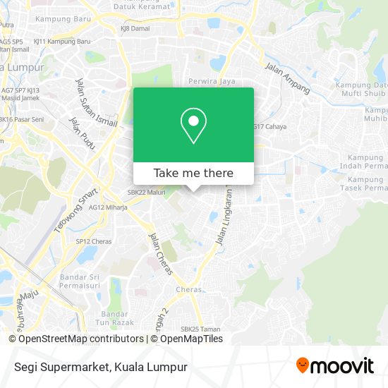 Segi Supermarket map