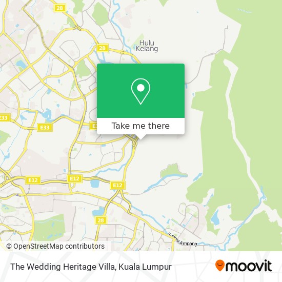 The Wedding Heritage Villa map
