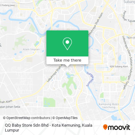 QQ Baby Store Sdn Bhd - Kota Kemuning map
