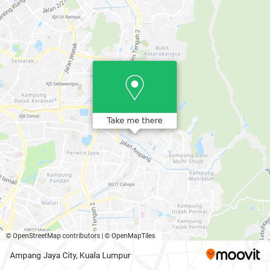Peta Ampang Jaya City