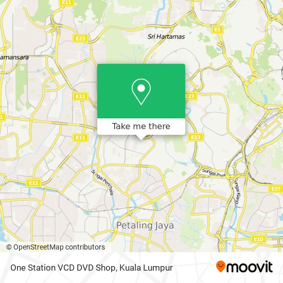 One Station VCD DVD Shop map