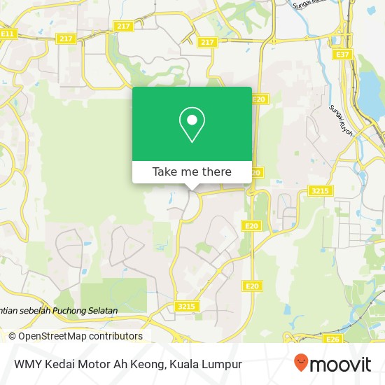 Peta WMY Kedai Motor Ah Keong