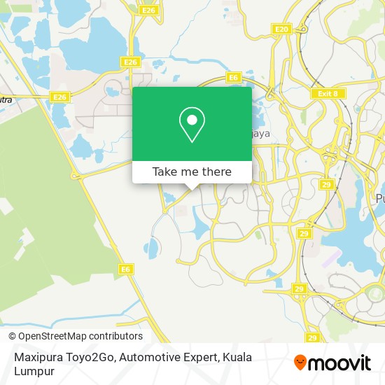 Peta Maxipura Toyo2Go, Automotive Expert