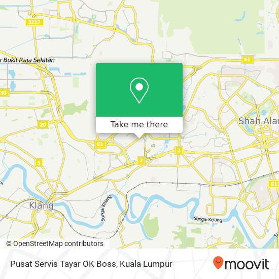 Pusat Servis Tayar OK Boss map