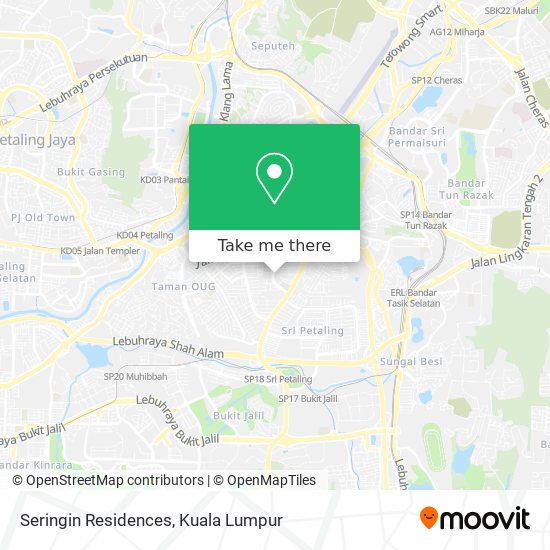 Peta Seringin Residences