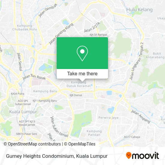 Gurney Heights Condominium map