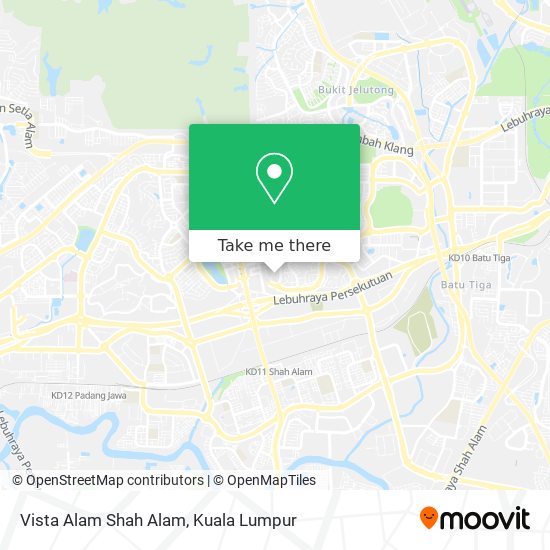 Peta Vista Alam Shah Alam