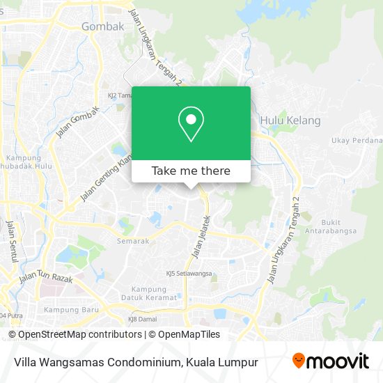 Villa Wangsamas Condominium map