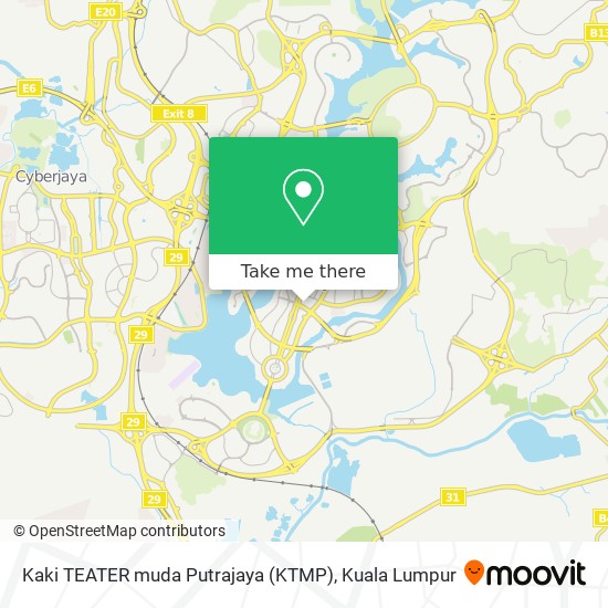 Kaki TEATER muda Putrajaya (KTMP) map