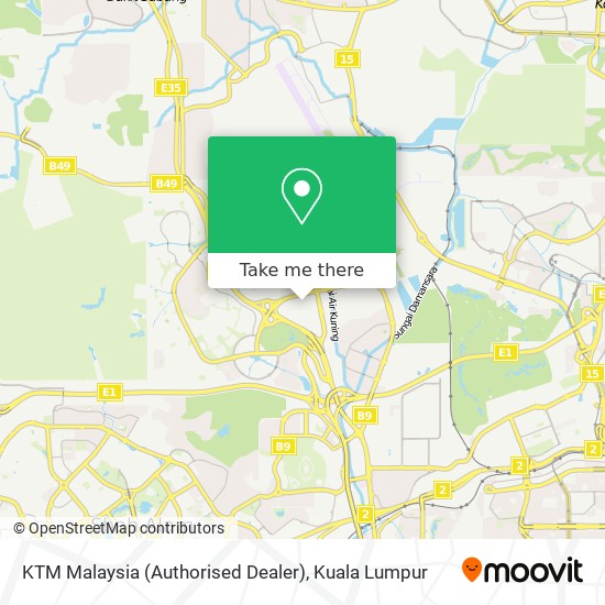 KTM Malaysia (Authorised Dealer) map