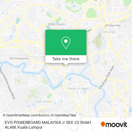 Peta EVO POWERBOARD MALAYSIA // SEK 23 SHAH ALAM