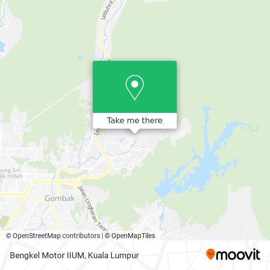 Bengkel Motor IIUM map