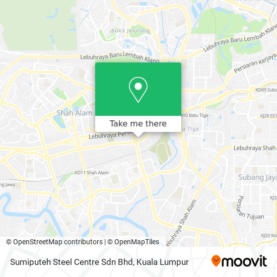 Peta Sumiputeh Steel Centre Sdn Bhd