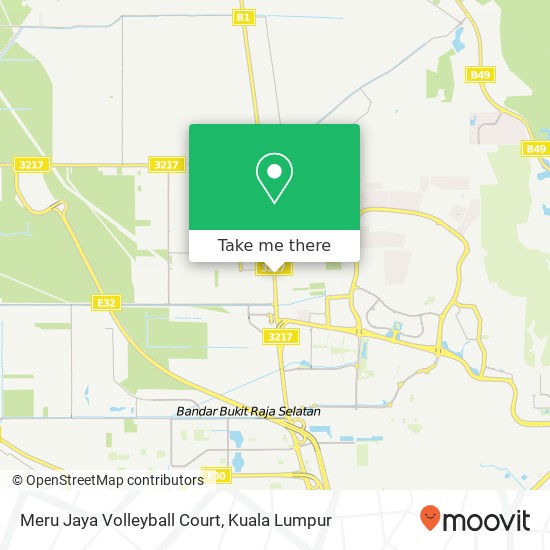 Peta Meru Jaya Volleyball Court