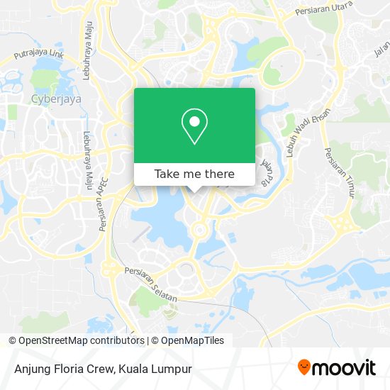 Anjung Floria Crew map