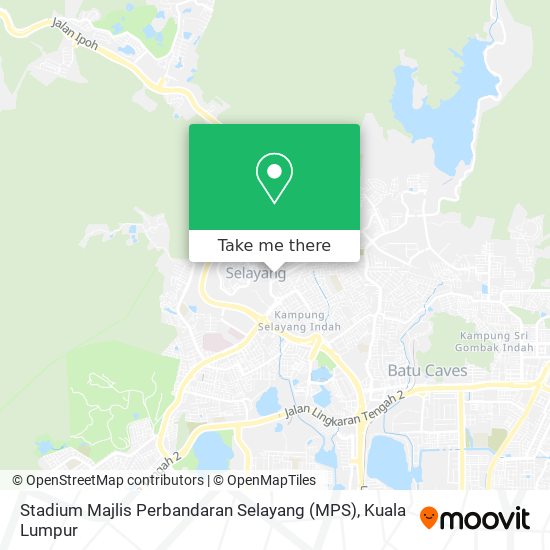 Stadium Majlis Perbandaran Selayang (MPS) map