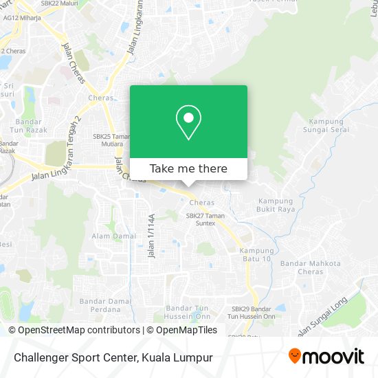 Challenger Sport Center map