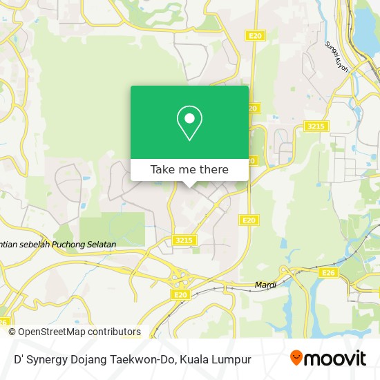 D' Synergy Dojang Taekwon-Do map