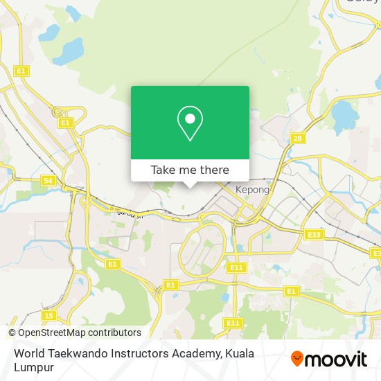 World Taekwando Instructors Academy map