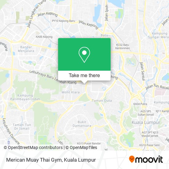 Merican Muay Thai Gym map