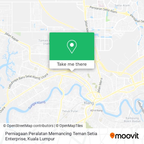 Perniagaan Peralatan Memancing Teman Setia Enterprise map