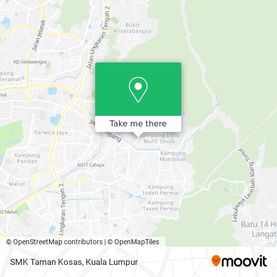 SMK Taman Kosas map