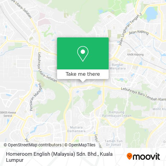 Homeroom English (Malaysia) Sdn. Bhd. map