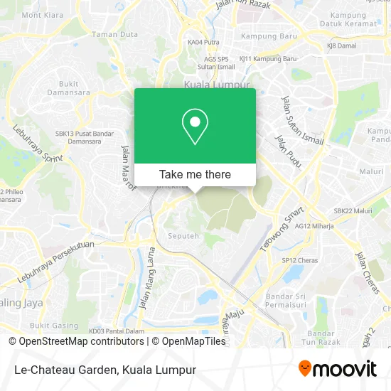 Le-Chateau Garden map