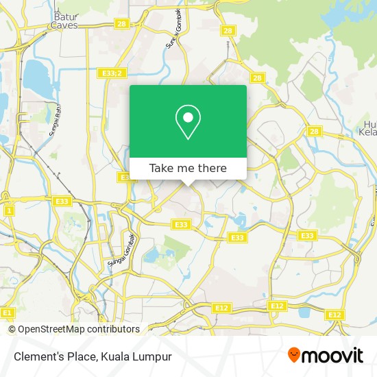 Clement's Place map