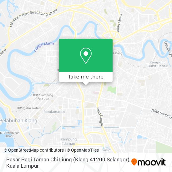 Pasar Pagi Taman Chi Liung (Klang 41200 Selangor) map