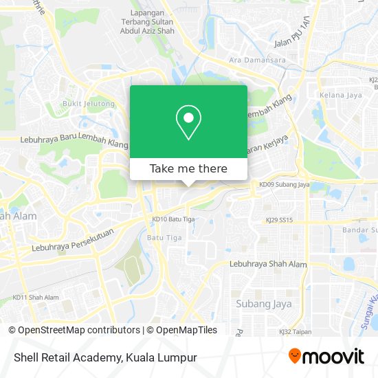 Shell Retail Academy map