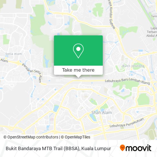 Bukit Bandaraya MTB Trail (BBSA) map