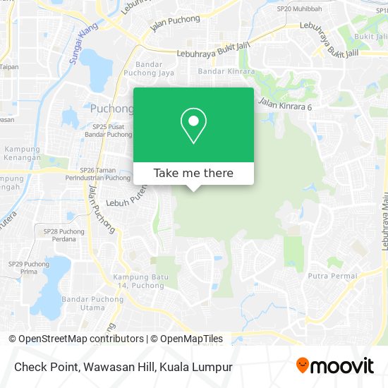 Check Point, Wawasan Hill map