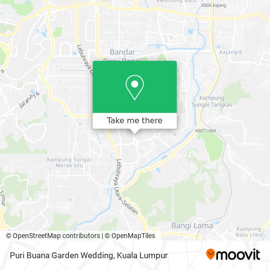 Peta Puri Buana Garden Wedding