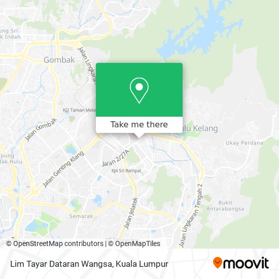 Peta Lim Tayar Dataran Wangsa