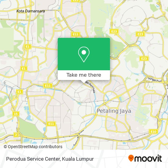 Perodua Service Center map