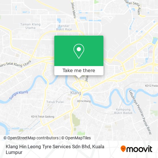 Peta Klang Hin Leong Tyre Services Sdn Bhd