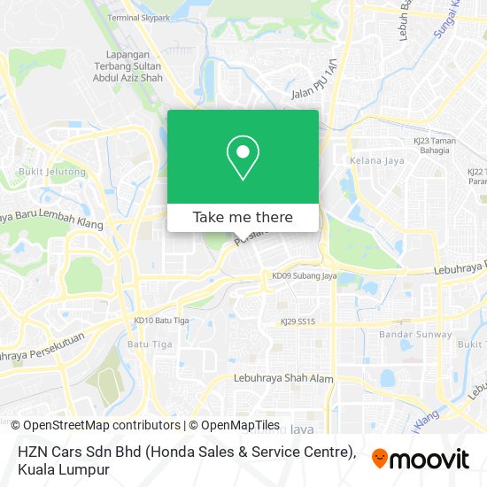 HZN Cars Sdn Bhd (Honda Sales & Service Centre) map