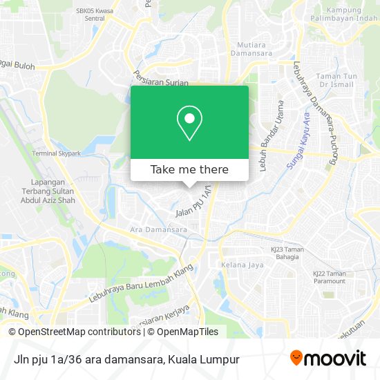 Jln pju 1a/36 ara damansara map