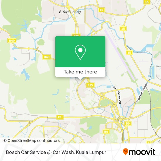 Bosch Car Service @ Car Wash map