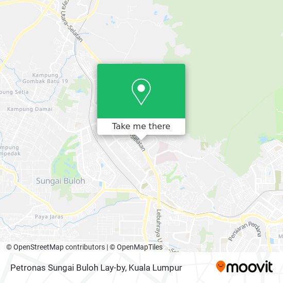 Petronas Sungai Buloh Lay-by map